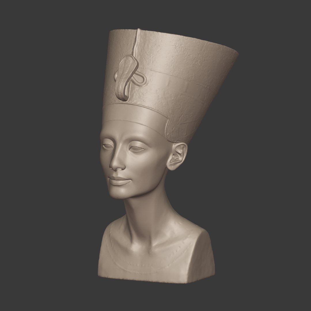 Restored Nefertiti Bust 3D Model - TurboSquid 1718565