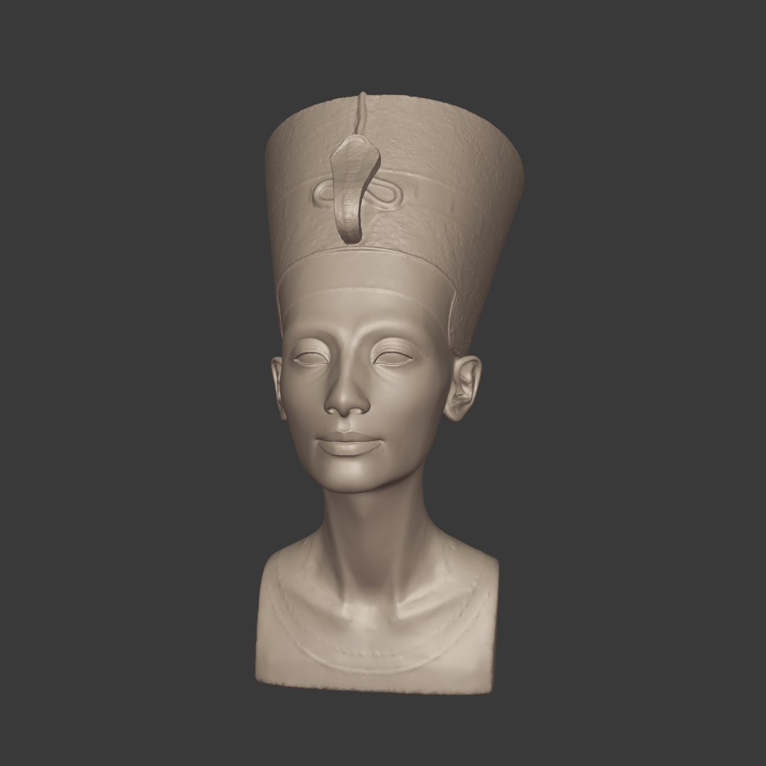 Restored Nefertiti Bust 3D Model - TurboSquid 1718565