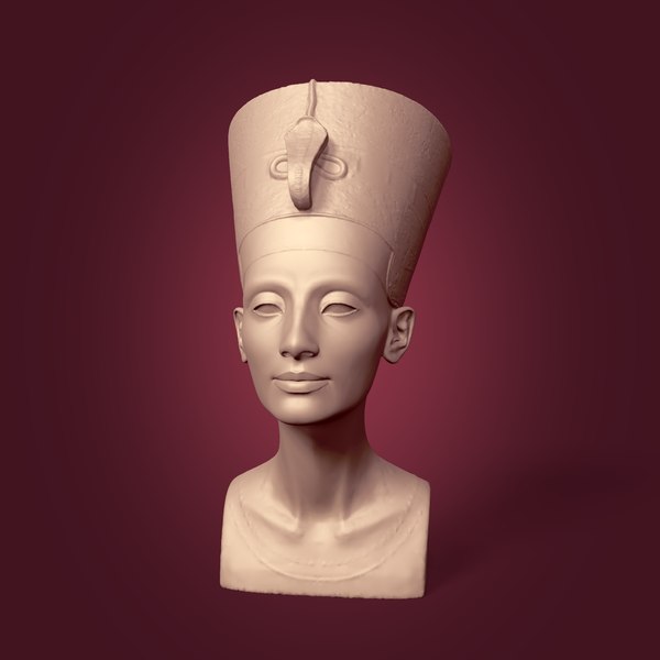 Queen Nefertiti Bust 3d Models For Download Turbosquid