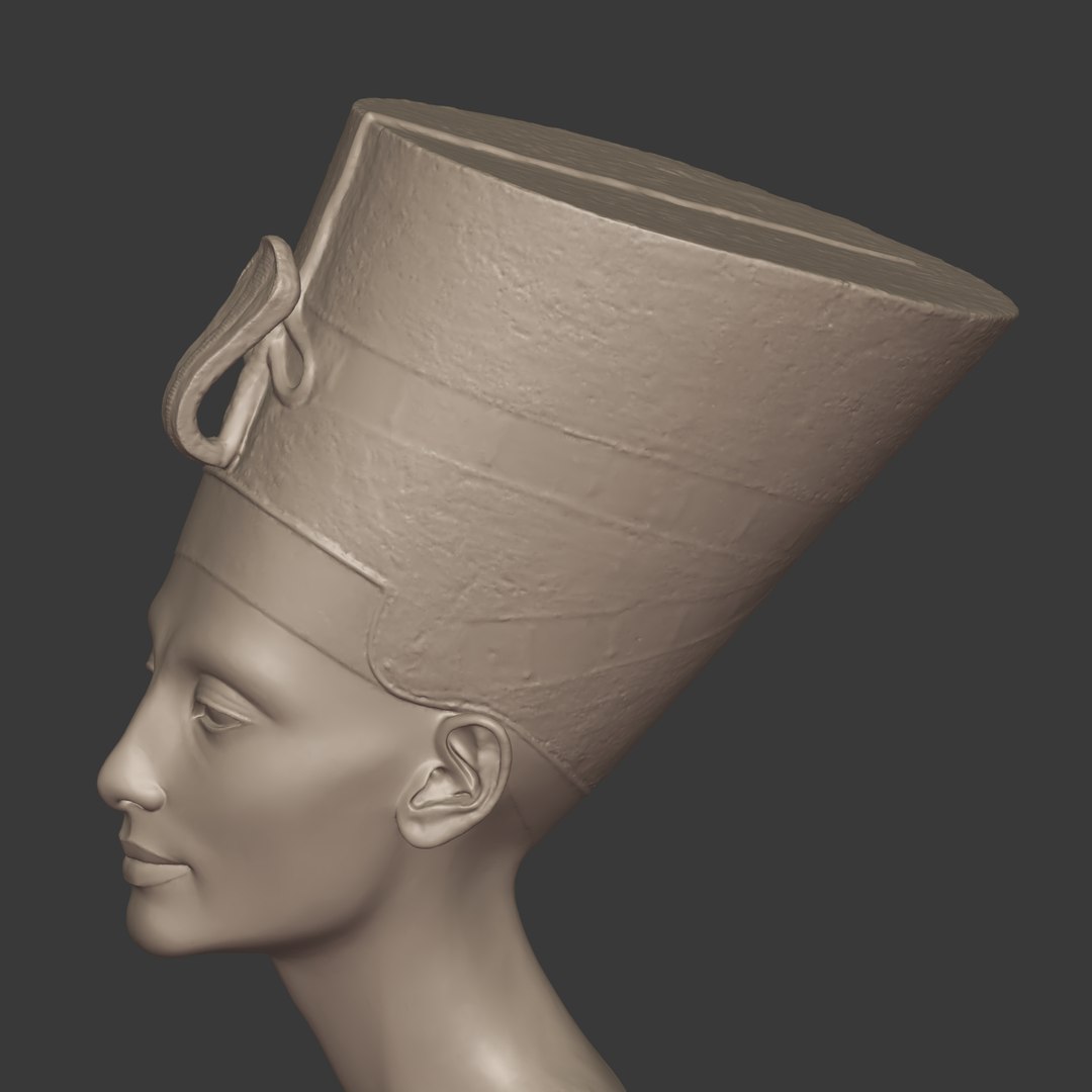 Restored Nefertiti Bust 3D Model - TurboSquid 1718565