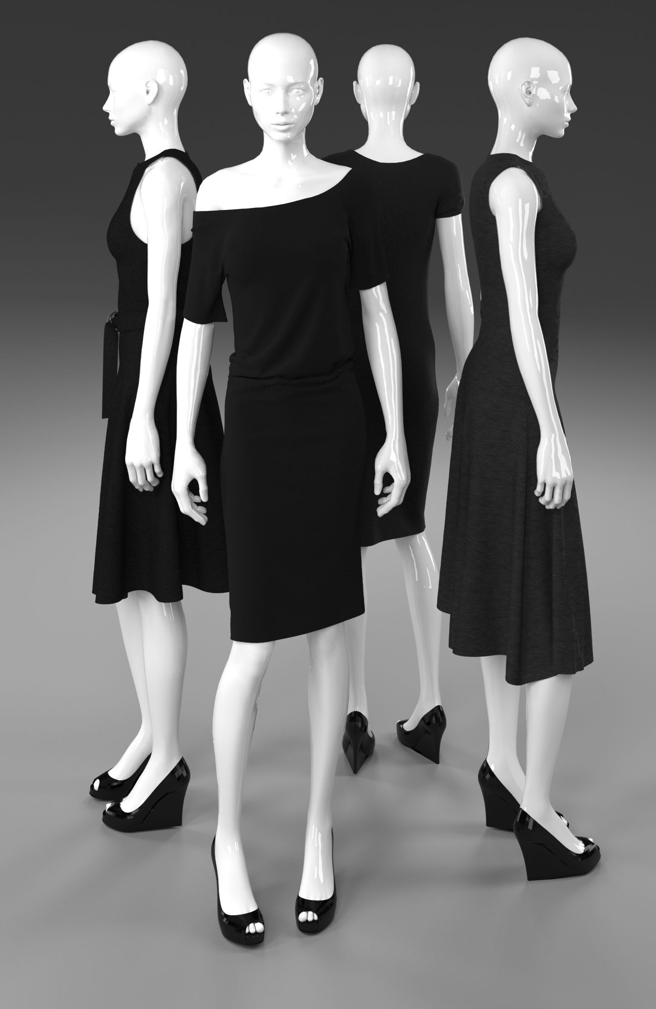 woman mannequin 3d max