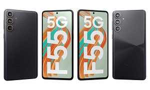 3D Samsung Galaxy F55 Black