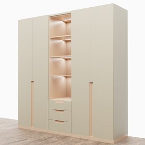 Furniture Shelf PRO Wardrobe 3D
