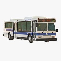 MTA New York City Bus Q53 Simple Interior