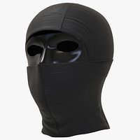 Black Balaclava With Mask