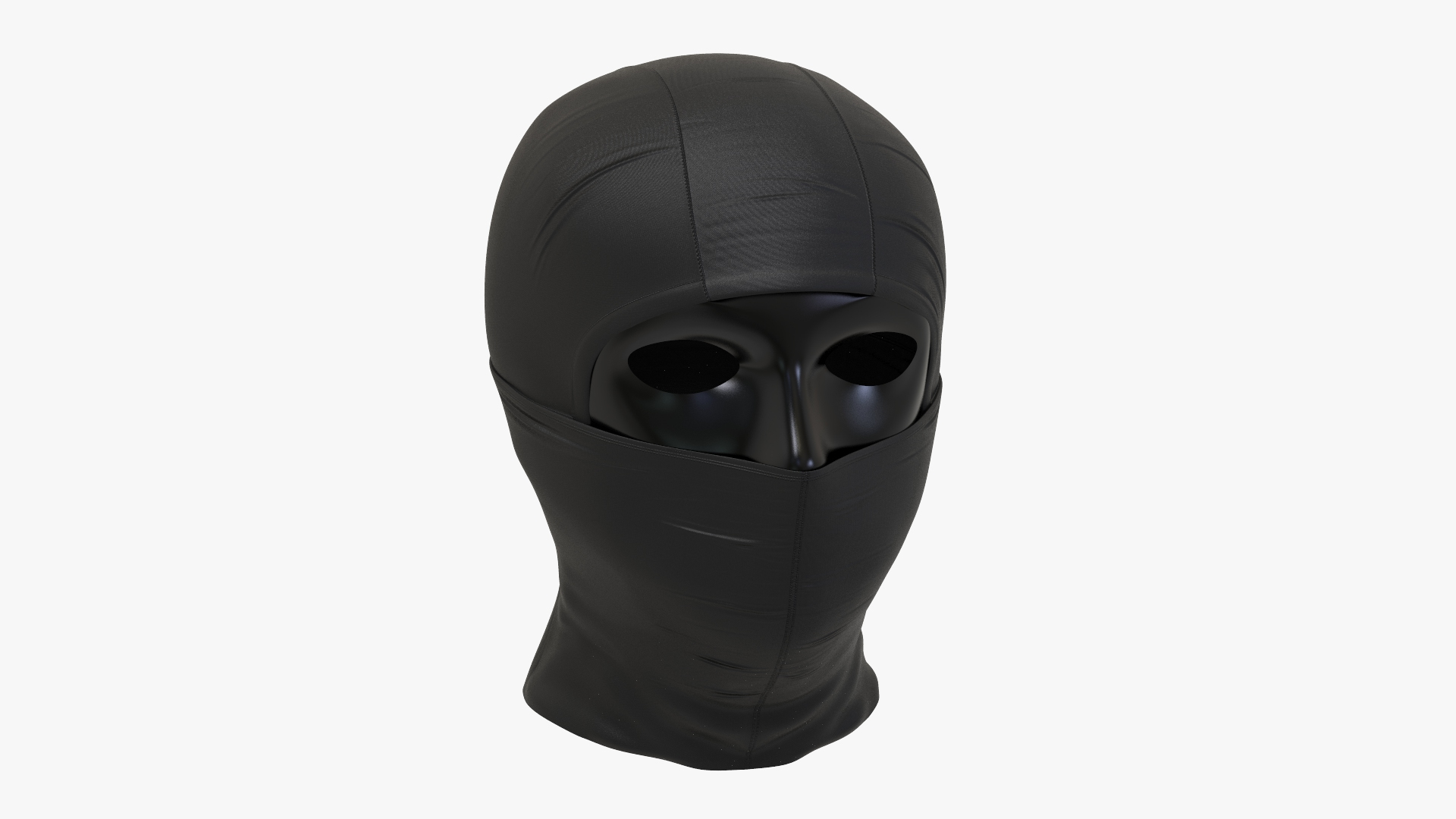 Black balaclava mask 3D model - TurboSquid 1484283