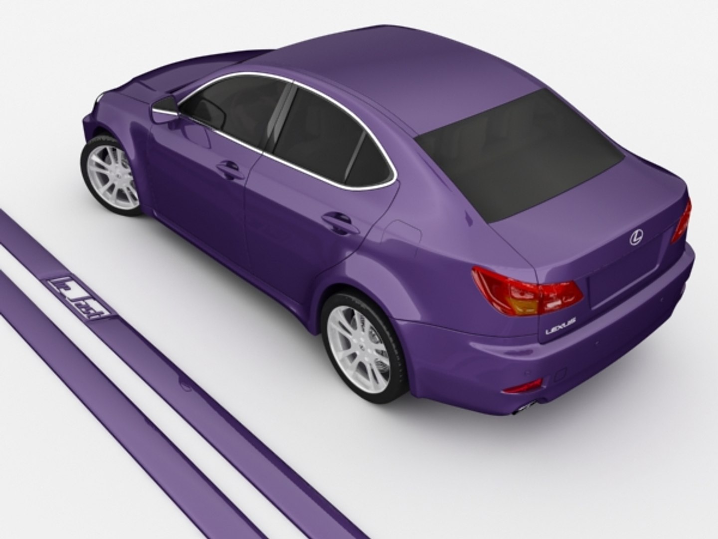 3ds max lexus 2007 car