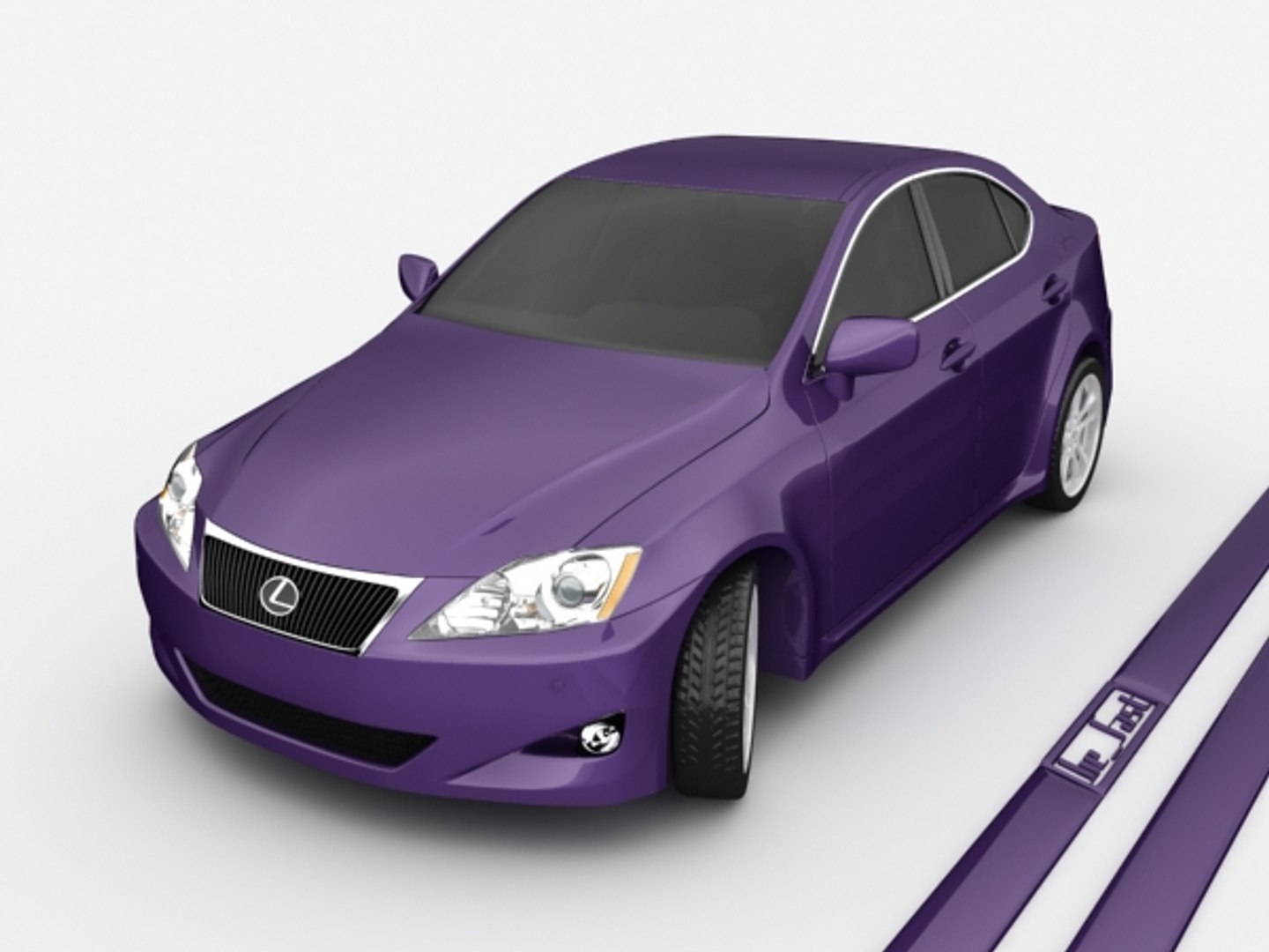 3ds max lexus 2007 car