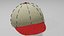 3D Summer cap OBJ and BLEND