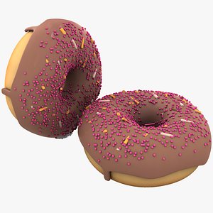 Donut with Chocolate model