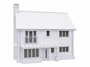 house scenes build 3D model