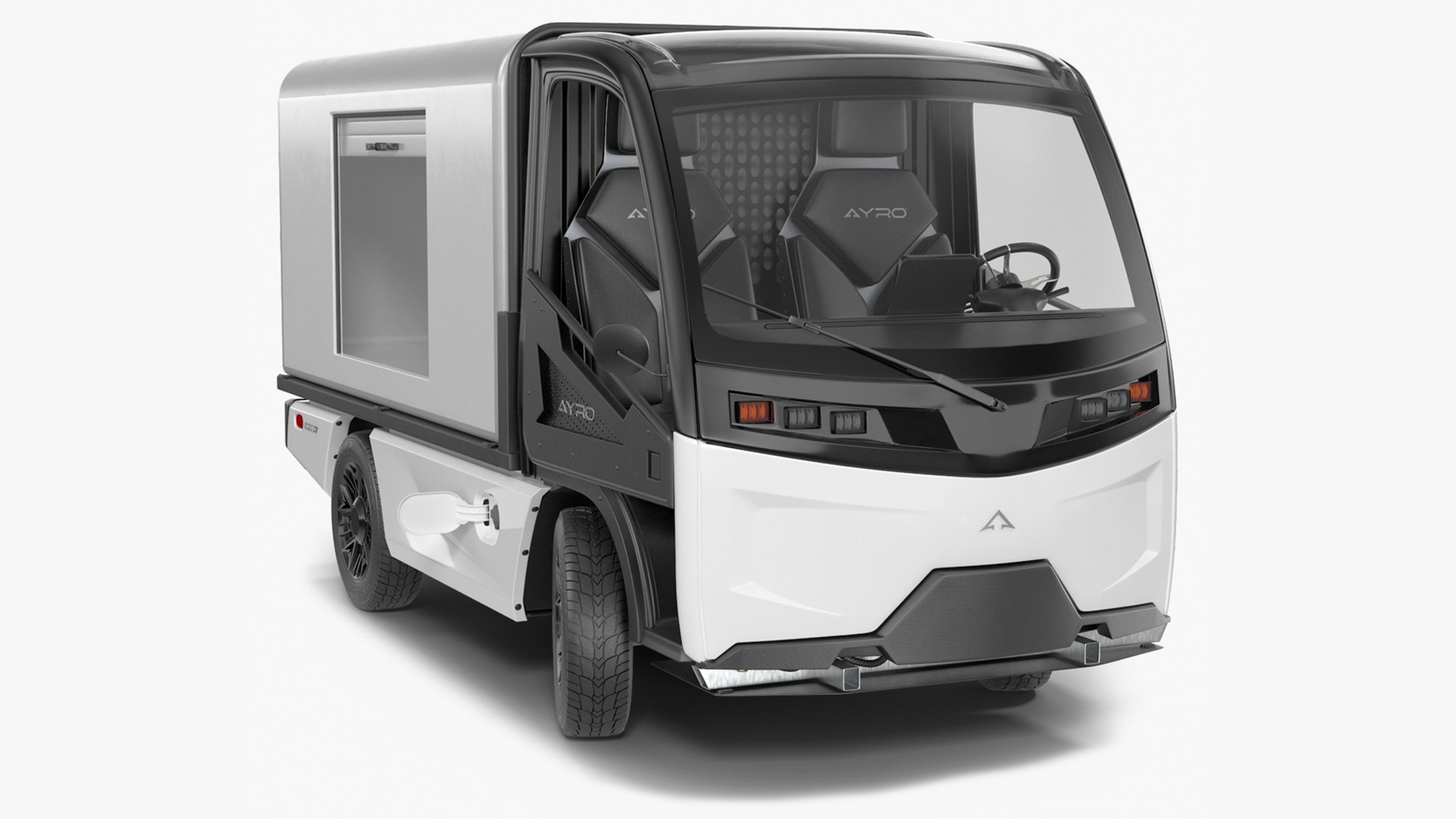 AYRO Vanish Electric Mini Box Truck Rigged for Maya 3D model preview