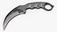 Karambit Cuchillo Táctico Daga Juego Arma