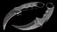 Karambit Cuchillo Táctico Daga Juego Arma