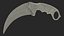Karambit Cuchillo Táctico Daga Juego Arma