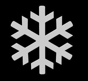 Snowflake 3D Model