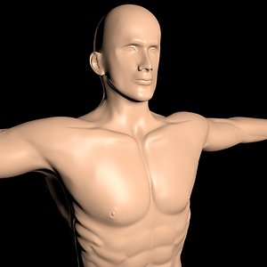 man body 3D model