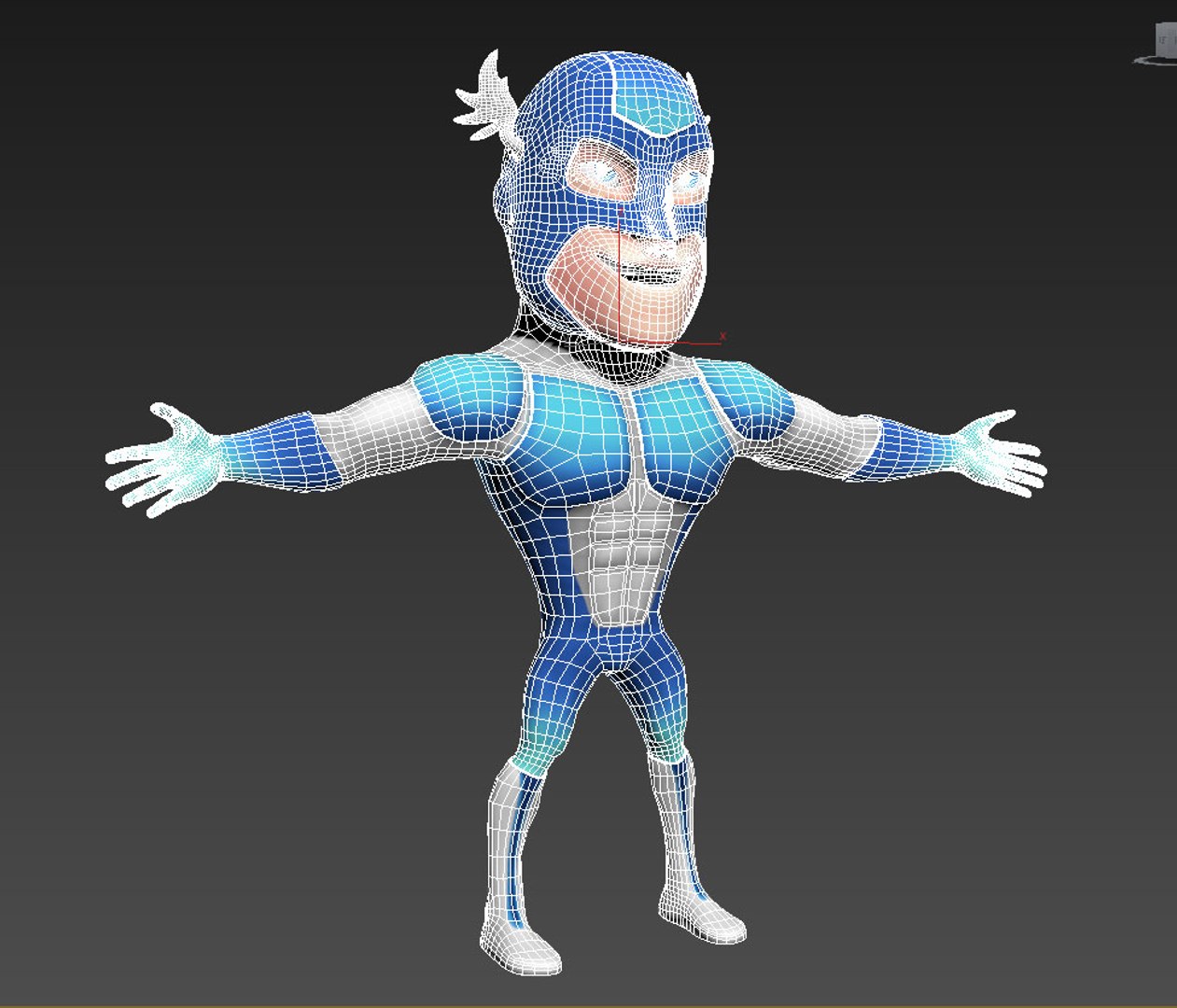 Super Hero Cartoon Man 3D Model - TurboSquid 1389170