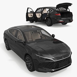 3D model BYD Qin L DM-i Eco Hybrid Space Black Rigged for Maya