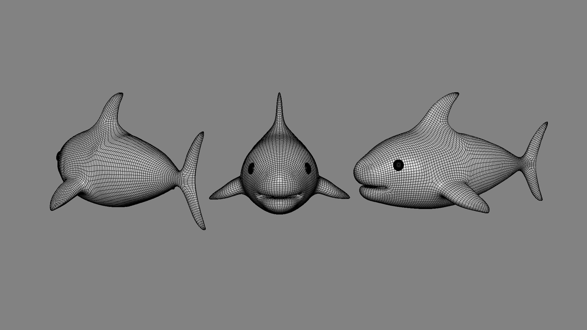 3D Cartoon Little Shark Pink 3D Model - High-Quality Animated Model ...