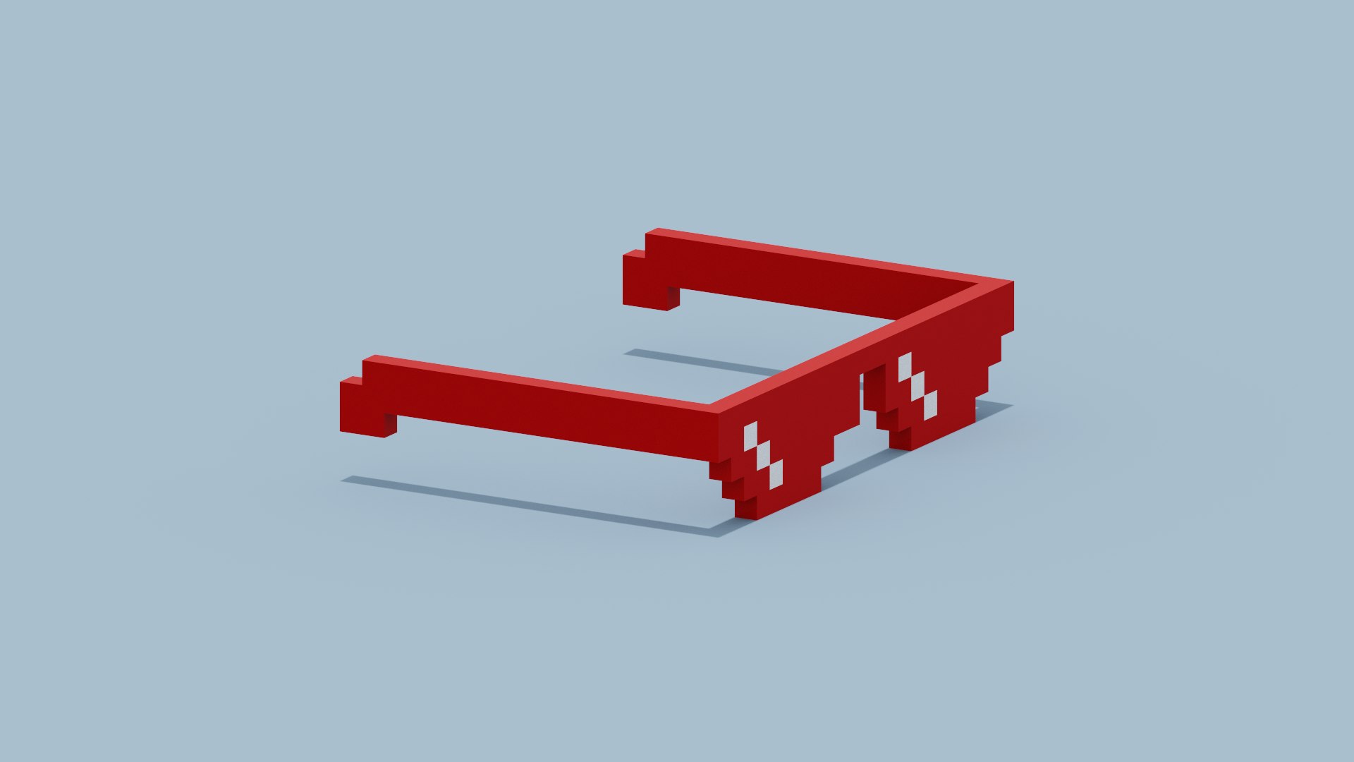 Voxel Red Sunglasses 3D model https://p.turbosquid.com/ts-thumb/t8/Quw2Ta/sh/spin202208080241320011/png/1659916478/1920x1080/fit_q87/d20a1ef04e6d0328afd567660e01df485fe477e5/spin202208080241320011.jpg