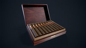 3D model Churchill Cigar Box