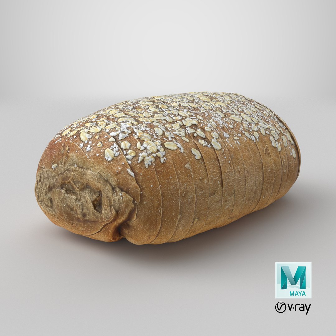 3D Sliced Oat Bread model https://p.turbosquid.com/ts-thumb/t8/YakZTp/7j/stemcell_maya_vray_render/png/1762232570/1920x1080/fit_q87/25acbbc4bc2541f4f9b2a74756e5bc7c4821f28f/stemcell_maya_vray_render.jpg
