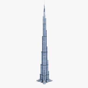 Burj Khalifa Tower model