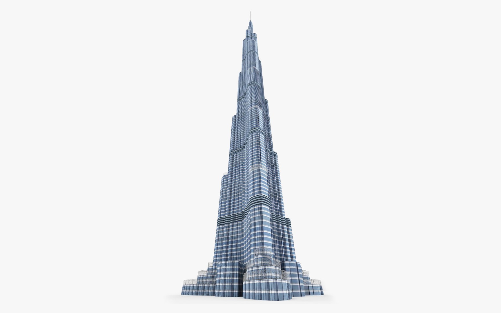 Burj Khalifa Tower Model - TurboSquid 1953373