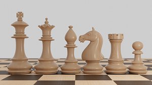 Wood Chess pieces