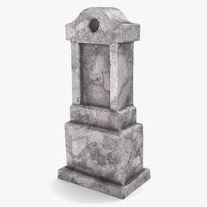 Gravestone 3D model