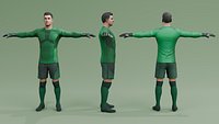 Soccer Goalkeeper - Rigged