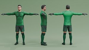 Soccer Goalkeeper - Rigged