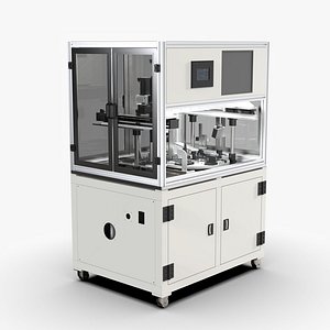 3D model Automatic Screen Magnet Assembly Testing Machine