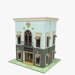 3D Jewelry Building Lowpoly model