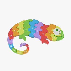 3D Chameleon puzzle