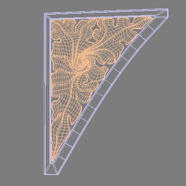 spandrel wooden 3d model