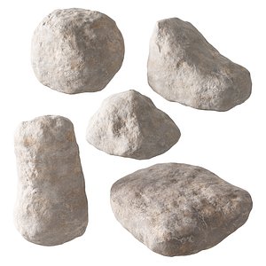 3D Stones Set 03