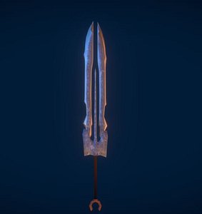 huge weapon 3D model