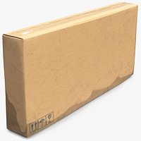 Flat Cardboard Shipping Box Damaged