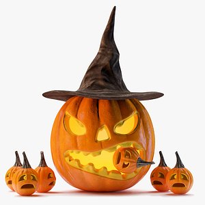 3ds max halloween pumpkin