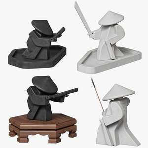 3D Incense stand Samurai