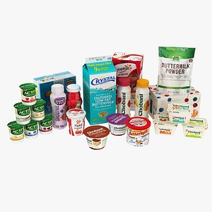 3D Yogurt Products 22 in 1