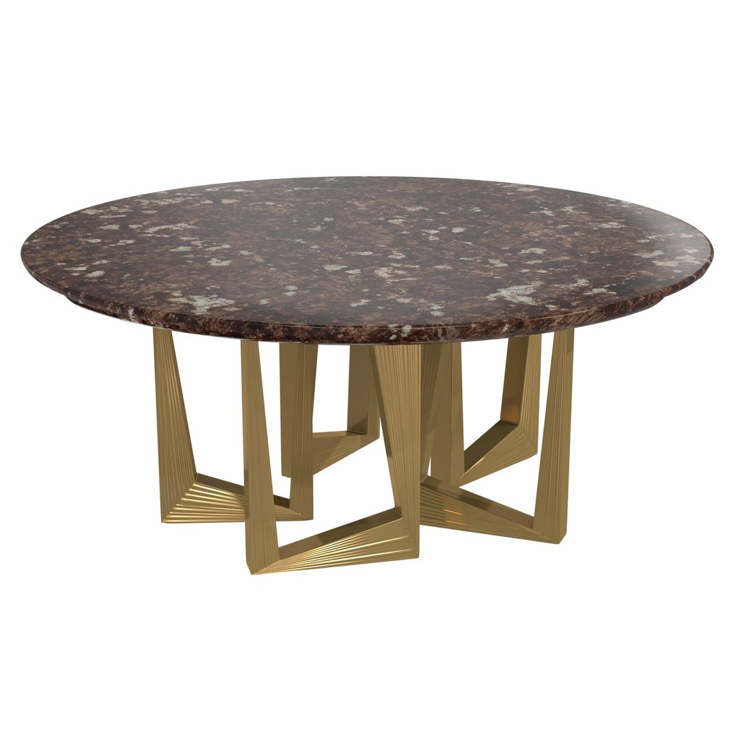 Herve Van Der Straeten Table Interference 513 Ronde 3D Model ...
