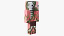 Minecraft Pigman Rigged 3D Model Game Ready 4K PBR