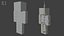 Modèle 3D de Pigman Minecraft, prêt pour le jeu en 4K PBR.