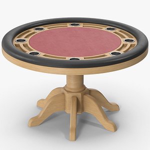 3D Poker Game Table