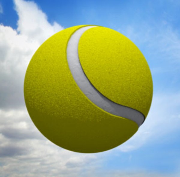 c4d tennis ball