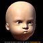 baby head 3d model