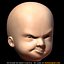baby head 3d model